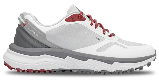 Mens ST6 Golf Shoe - White / Grey (C800WGY)